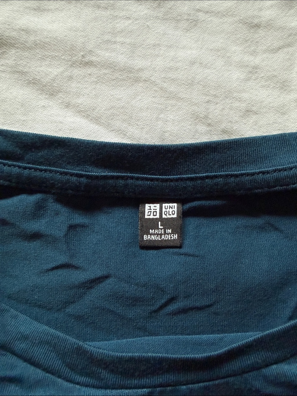 Uniqlo Women's Short Sleeve Dolman Top in Deep Teal - Picture 2 of 4